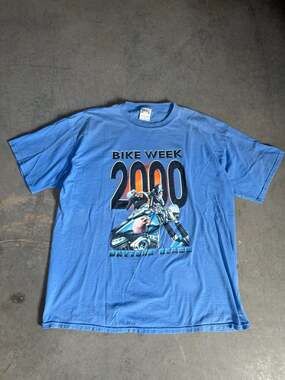 Tultex Bike Week 2000 Daytona Beach T-Shirt Size 2XL